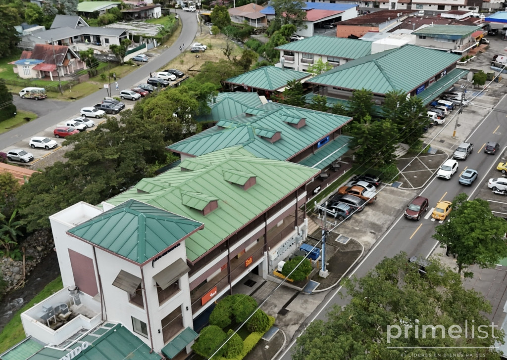 Aerial view of Bajo Boquete town center